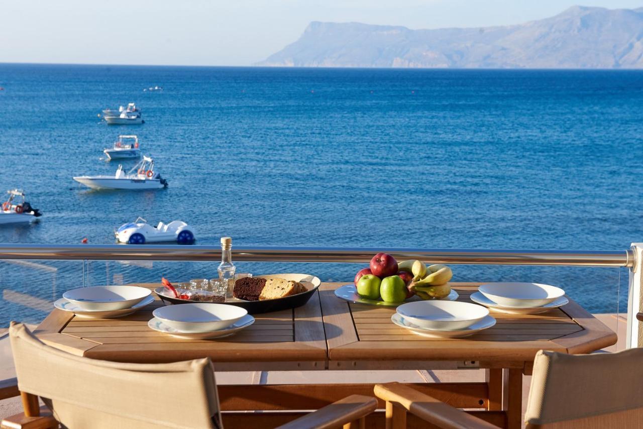 Апартаменты Sea View House Киссамос Экстерьер фото