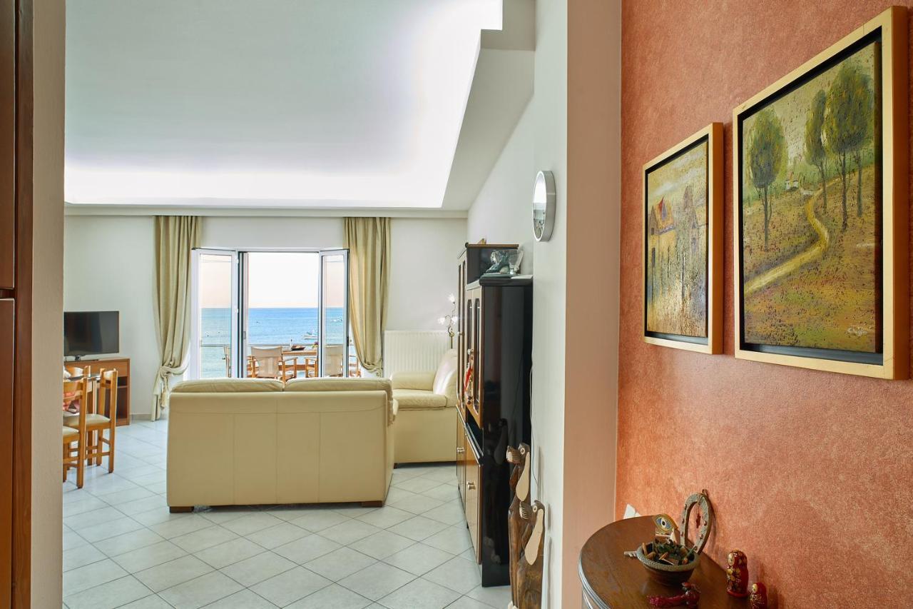 Апартаменты Sea View House Киссамос Экстерьер фото